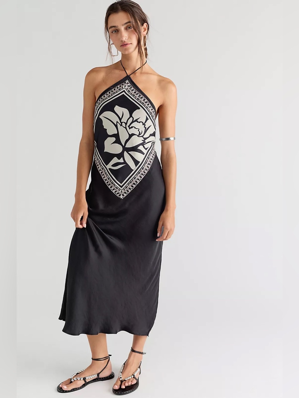 NWT Free People Citrine Midi Dress with halter